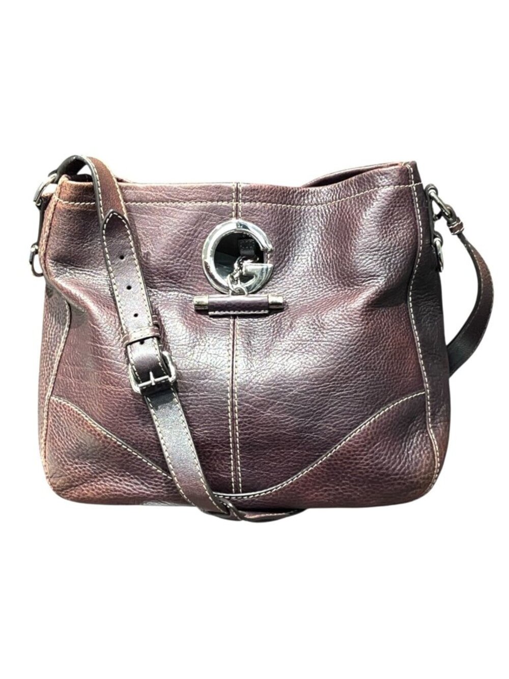Gucci G Shoulder Bag Leather